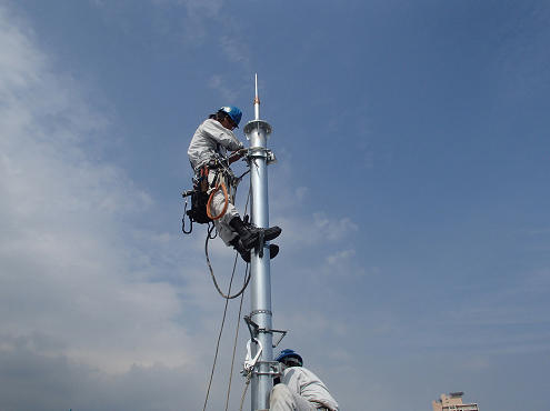 携帯電話基地局工事